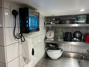 Commercial pub kitchen in Hampshire from the historic EC Cleaners archive